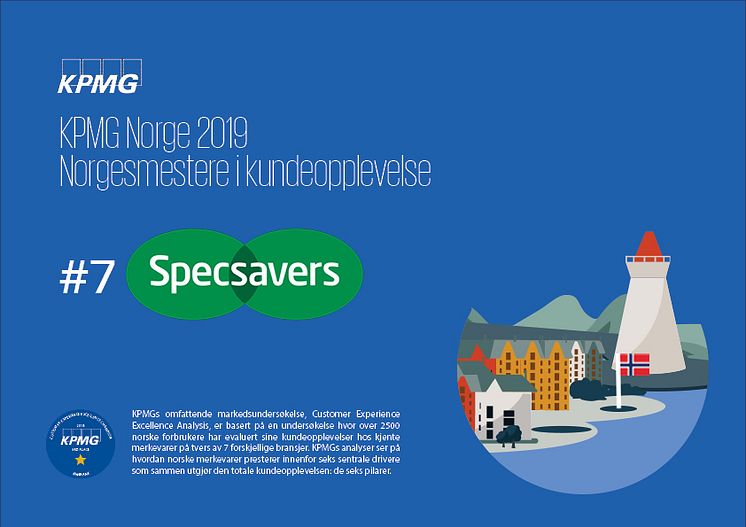 Specsavers gjør det godt i KPMGs kundeopplevelse-kåring