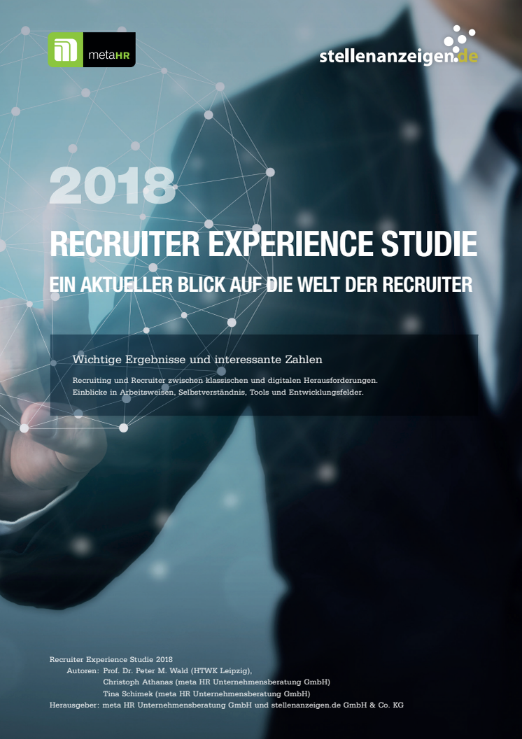 Executive Summary Recruiter Experience Studie 2018
