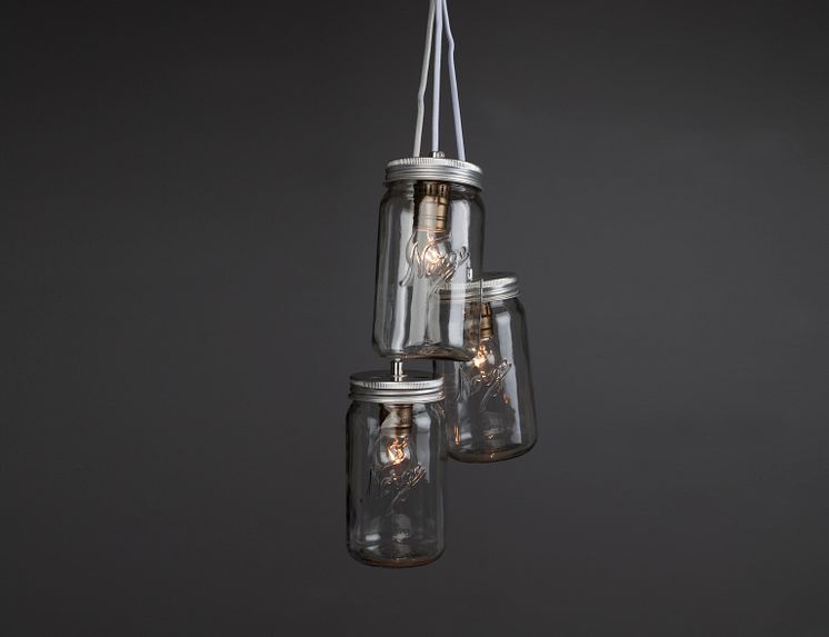 Norgesglass pendel lamper klynge