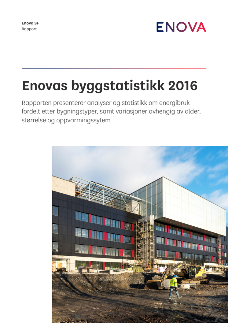 Rapport: Enovas byggstatistikk 2016