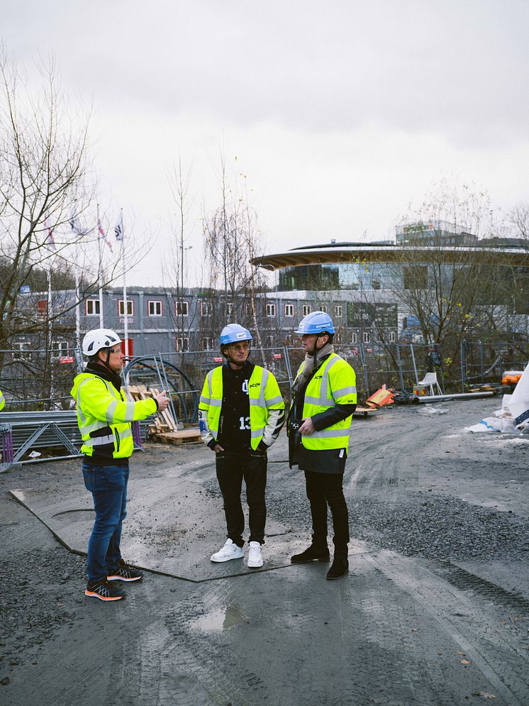 Hotell Liseberg Petter på byggplatsen