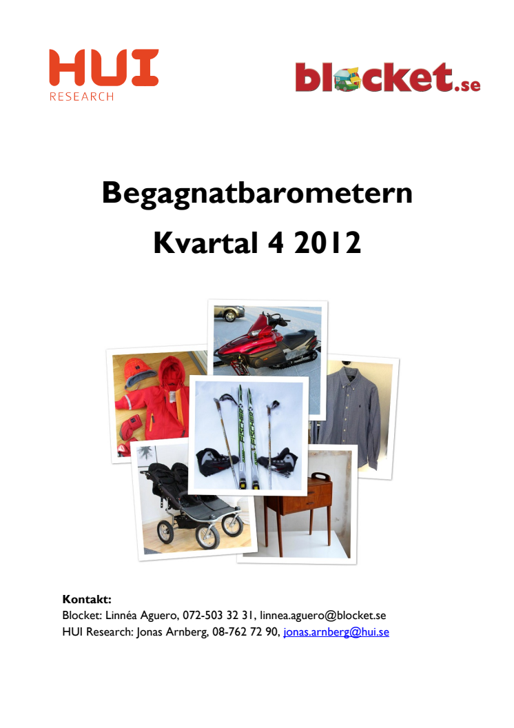 Begagnatbarometern Q4, 2012