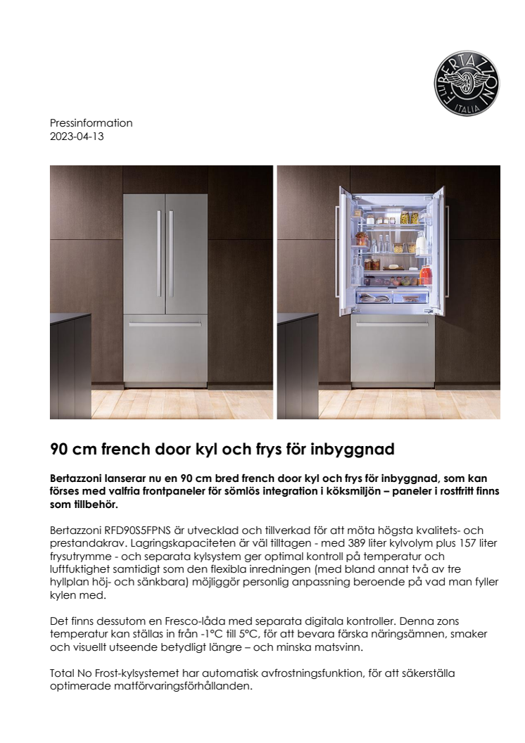 90 cm french door kyl och frys för inbyggnad.pdf