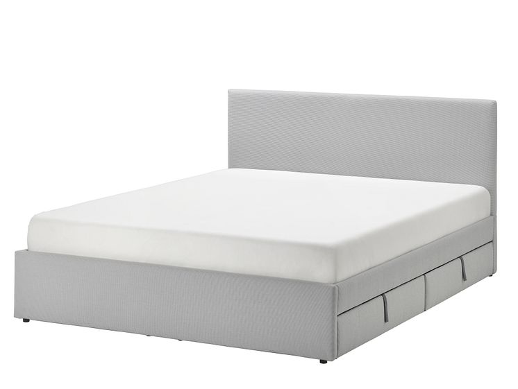 GLADSTAD upholstered bed, 4 storage boxes 3399 DKK (1)