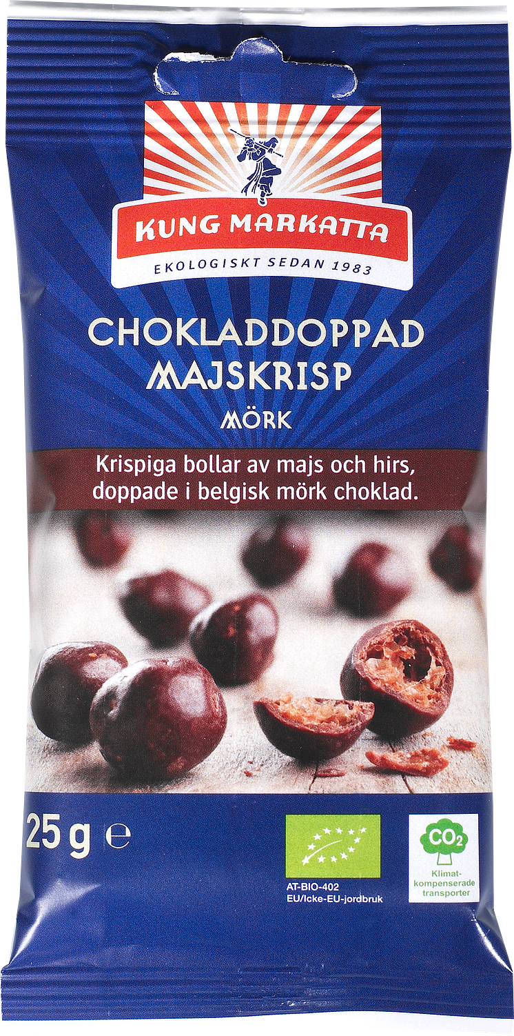 Chokladdoppad majskrisp