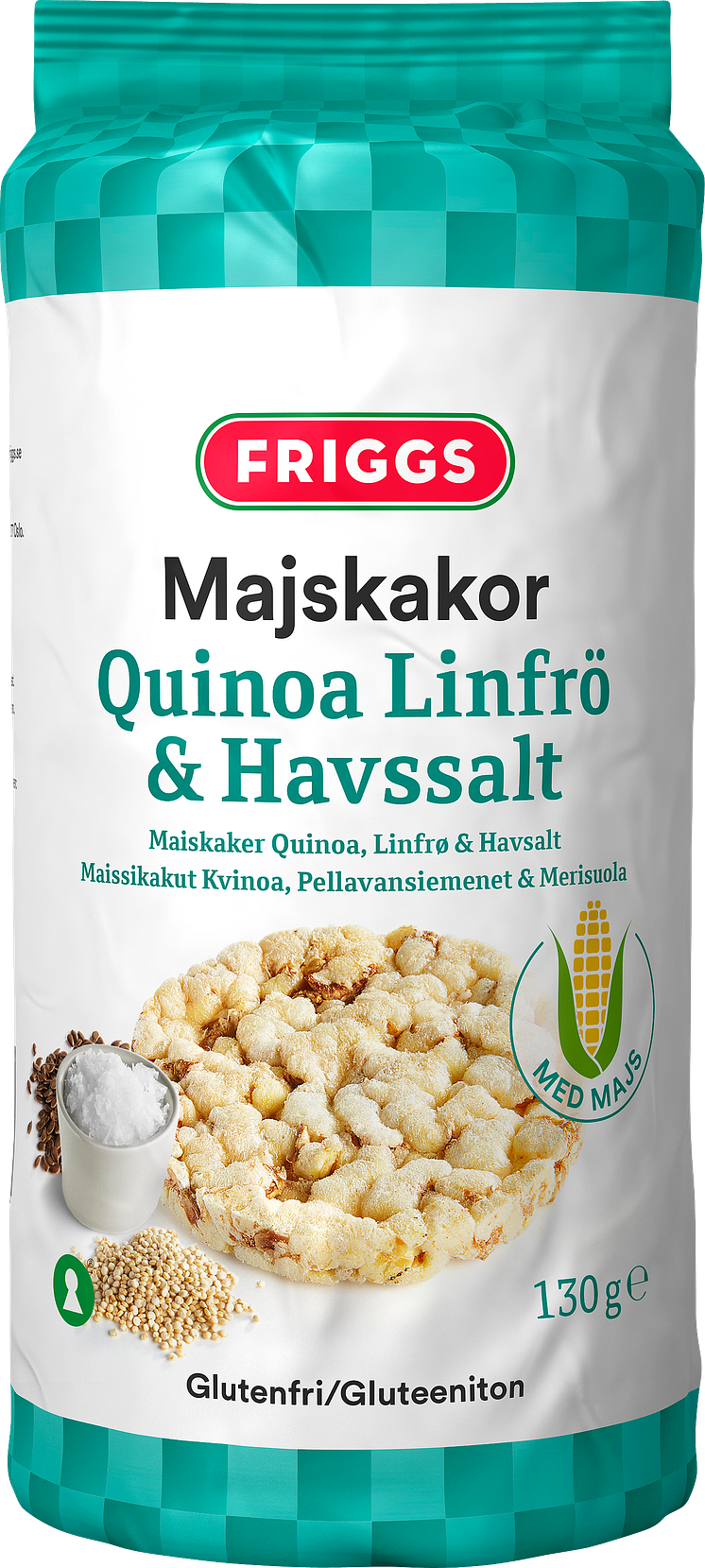 Majskakor Quinoa Linfrö & Havssalt