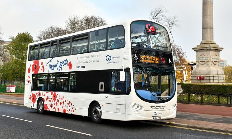 Go North East to recognise Remembrance Sunday