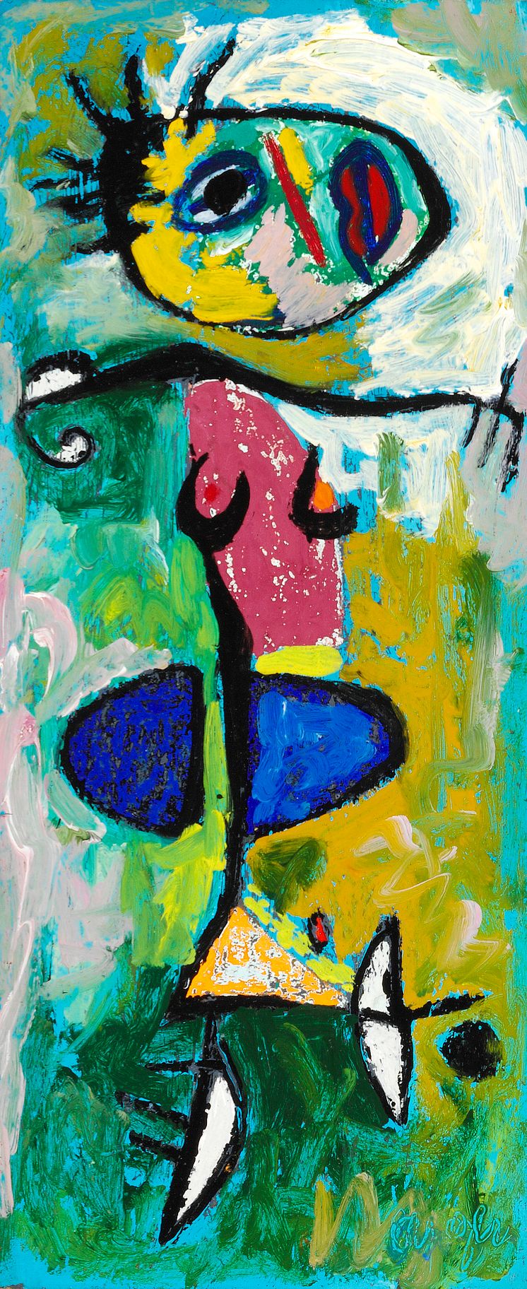 Asger Jorn: "Spansk danserinde" (Spanish Ballerina)