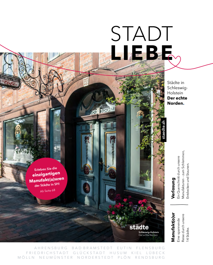 Das neue Stadtliebe Magazin Schleswig-Holstein