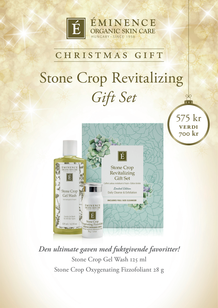 Stone Crop Revitalizing Gift Set