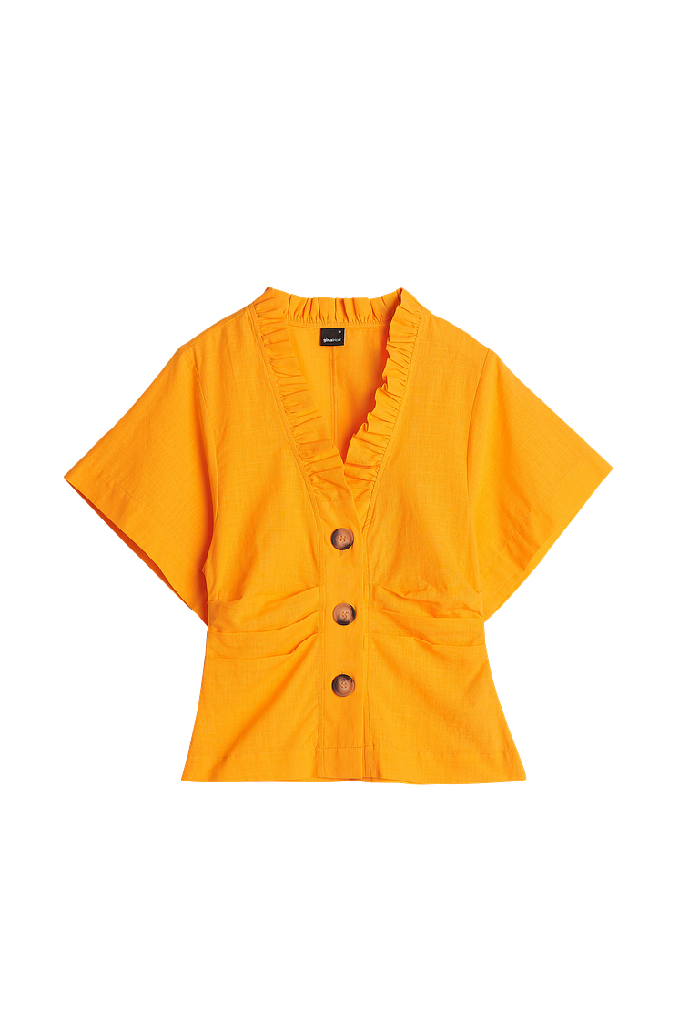 Tyra shirt - Saffron 