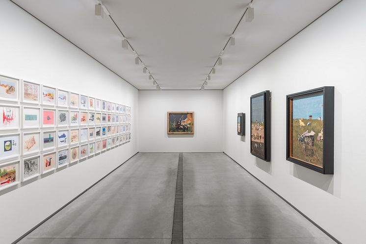 Installation view, Leonard Rickhard, Between Construction and Collapse, Astrup Fearnley Museet, 2024. Photo: Christian Øen