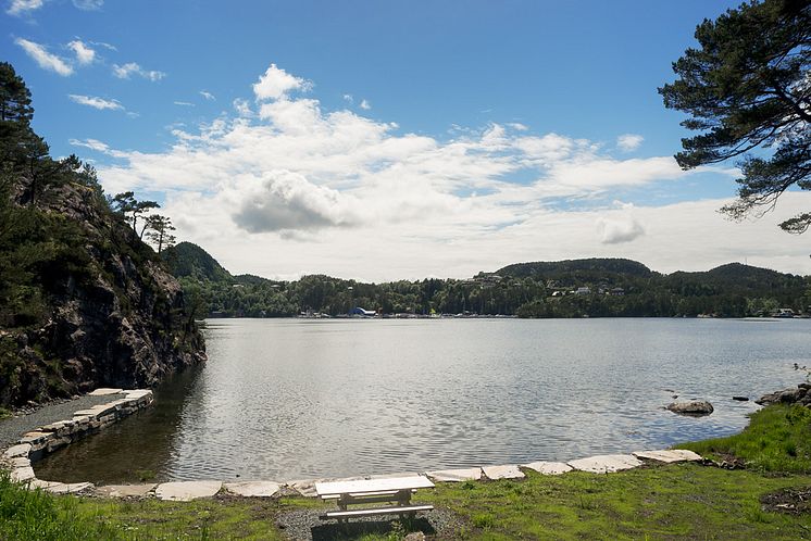 Uteområdet på Lysøen