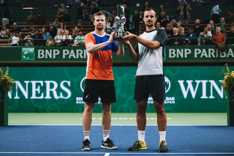 Andrey Golubev och Denys Molchanov i BNP Paribas Nordic Open 2023