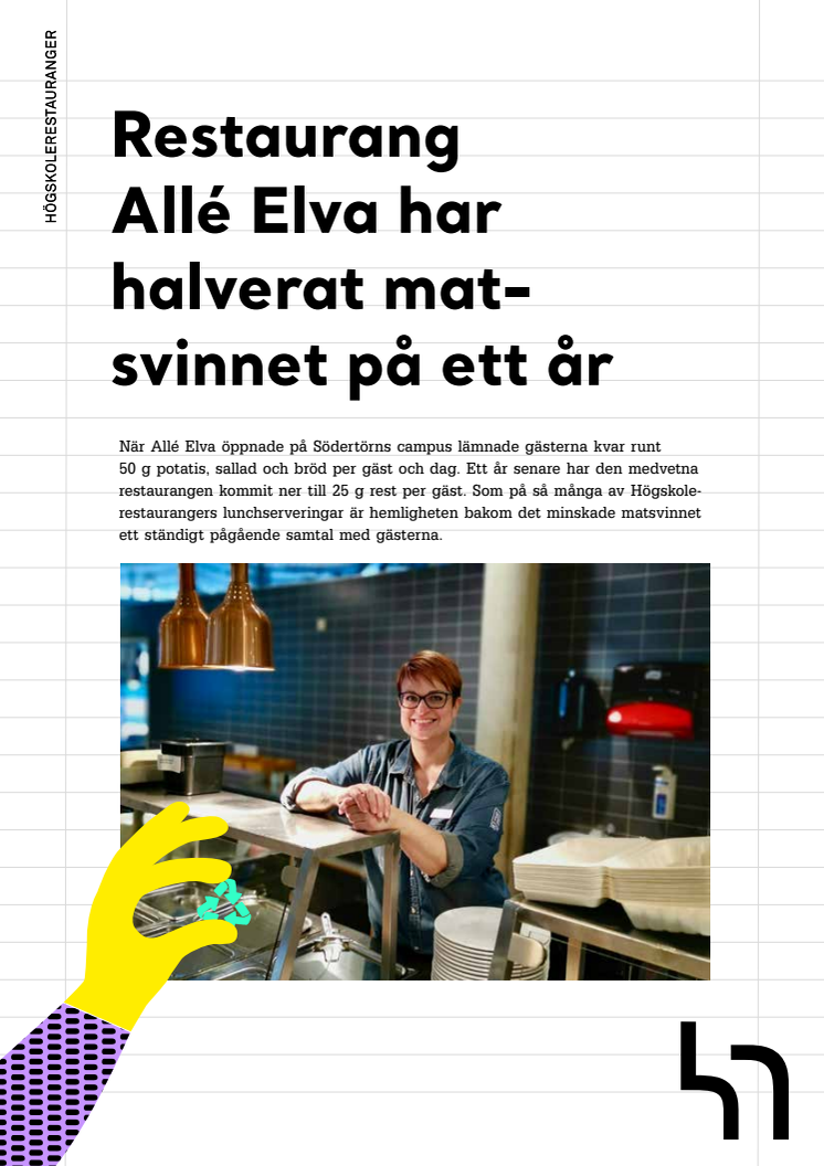 Restaurang Allé Elva har halverat matsvinnet på ett år