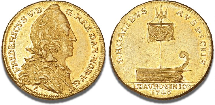 Danmark, 2 dukat 1746
