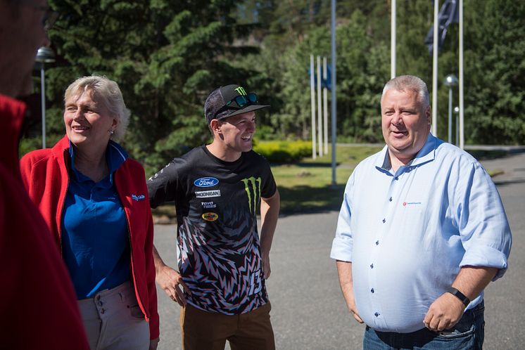 Fra pressekonferansen hvor Ford Motor Norge og forsikringsselskapet If lanserer et unikt opplæromgsprogram for unge sjåfører Ford Driving Skills for Life