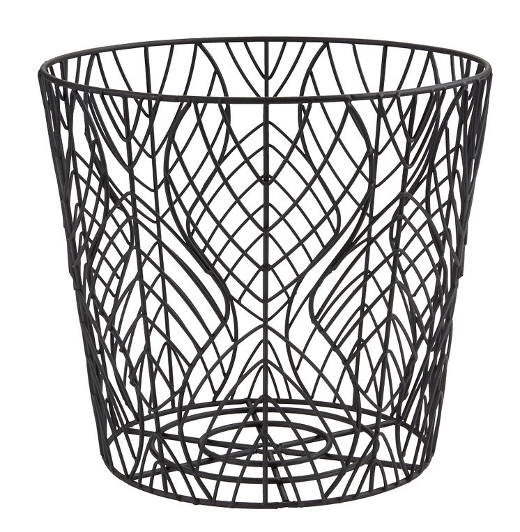 Kurv ILSBO metalwire sort (175,- NOK)