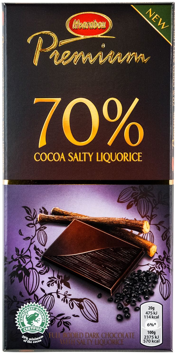 Marabou Premium Cocoa Salty Liquorice