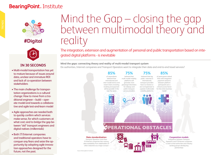 Mind the Gap - closing the gap between multimodal theory and reality