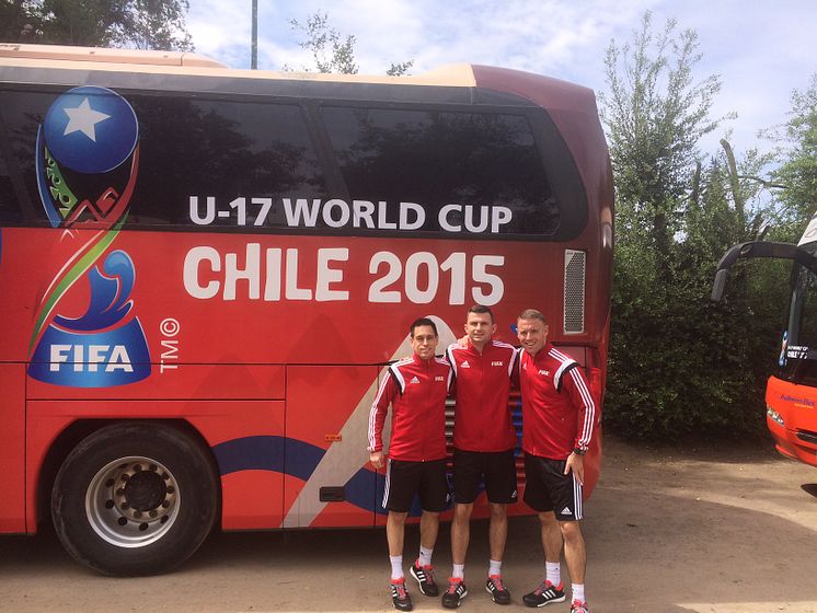 Gary Beswick (Left) and Michael Oliver (Middle)