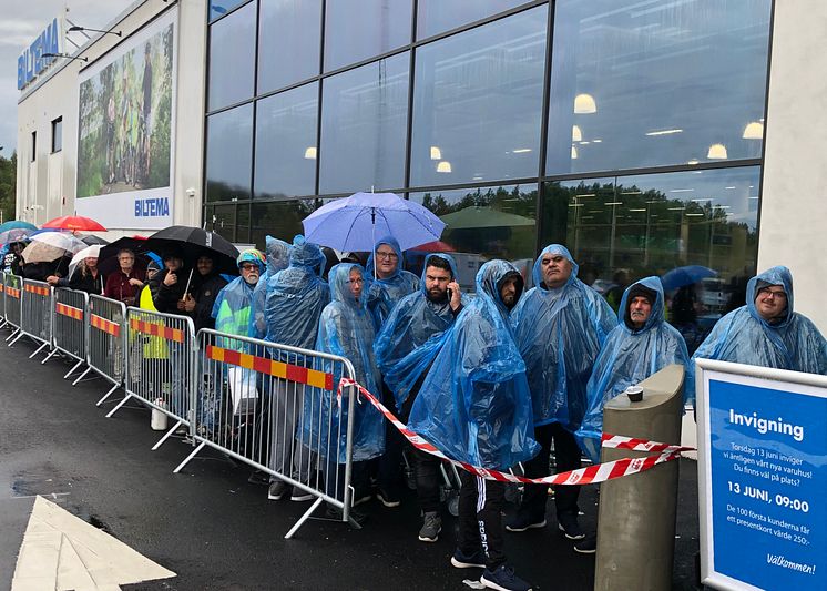 Invigning av Biltemavaruhuset i Avesta