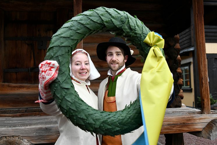 Emma Höglund och Victor Sticko är Vasaloppets kranskulla och kransmas 2019