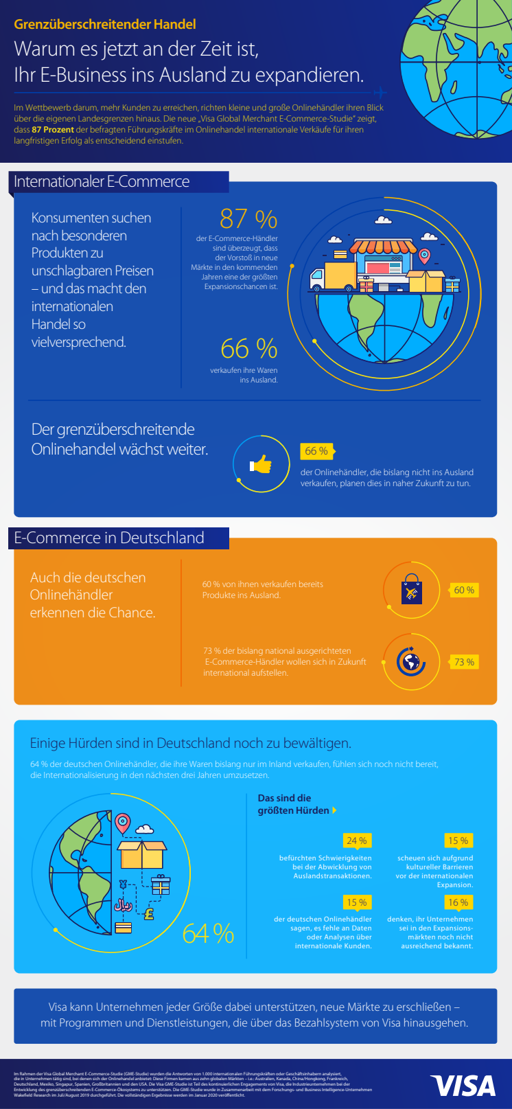 Infografik Visa Studie Ecommerce