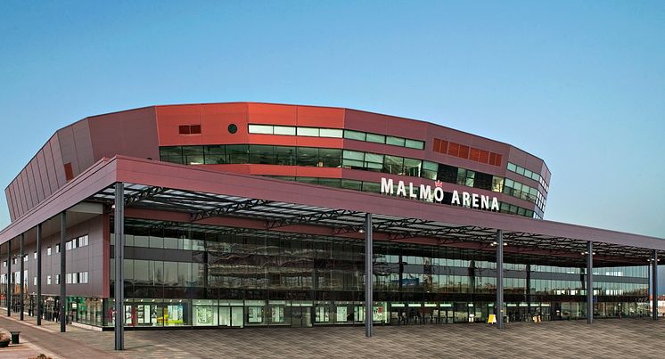 Malmö Arena platsen för världens första kollektiva LED-konstverk skapat av skånska elever