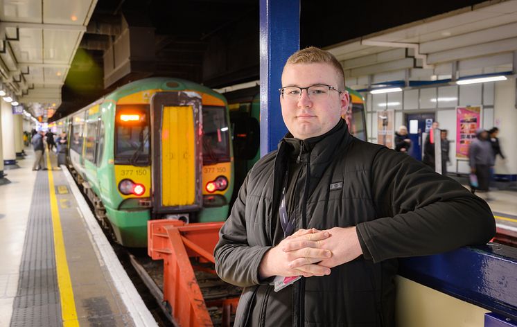 Oliver works at GTR’s busy Rail Operating Centre in Three Bridges 