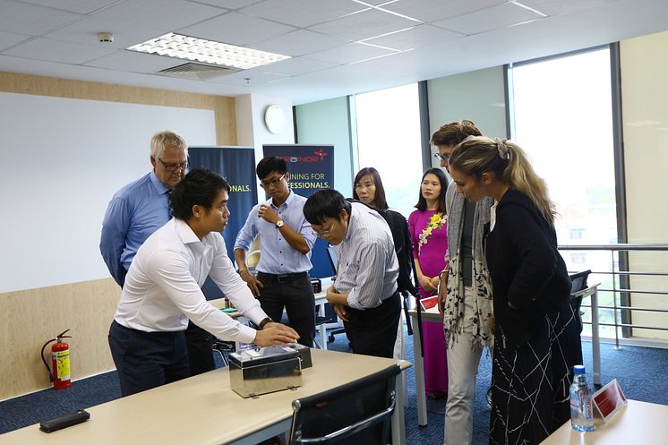 The Norwegian Embassy visiting TES Vietnam