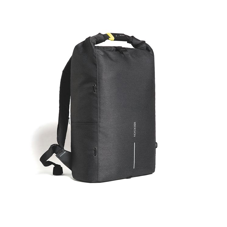 Stöldskyddad ryggsäck med kodlås, frilagd