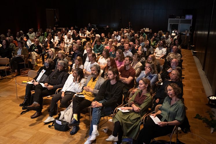 Fullsatt sal på Nasjonalmuseet