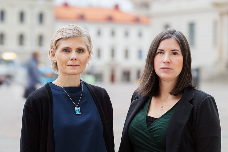 In-Anna Knutsdotter och Anna Ljungkvist, båda interncontroller visselblåsarfunktionen på stadsledningskontoret