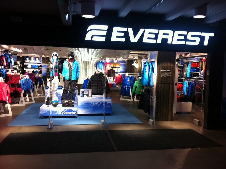 Stadium öppnar Everest-butik