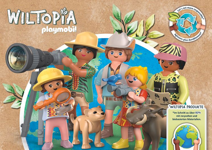 Nachhaltige PLAYMOBIL-Spielwelt Wiltopia