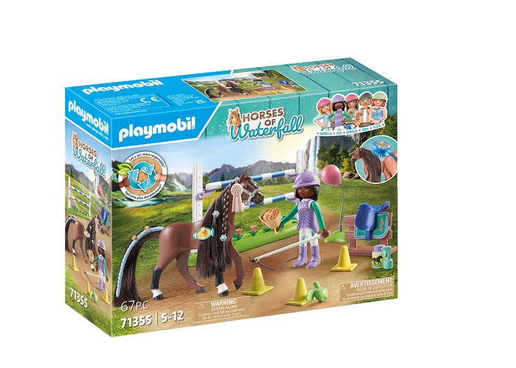 Zoe & Blaze mit Turnierparcours (71355) von PLAYMOBIL