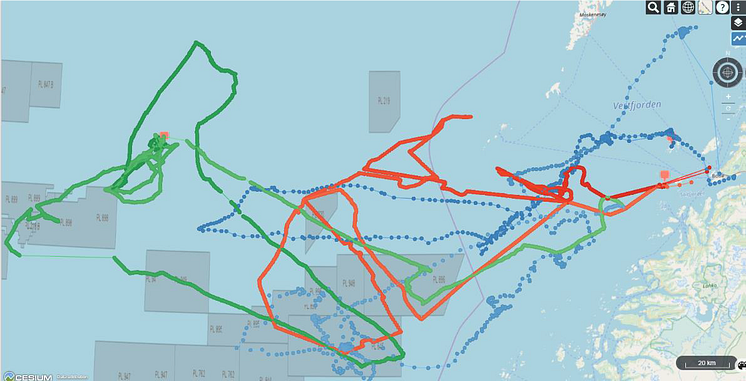 Glider prosjektet - rute 2018