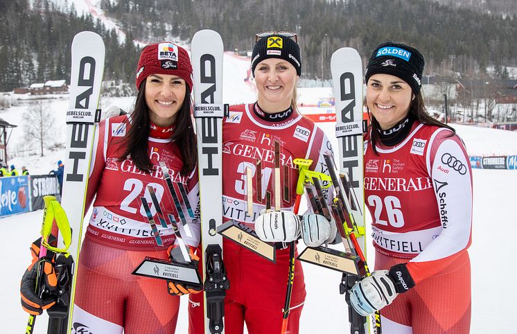 podium_SuperG_SO_Kvitfjell_2023