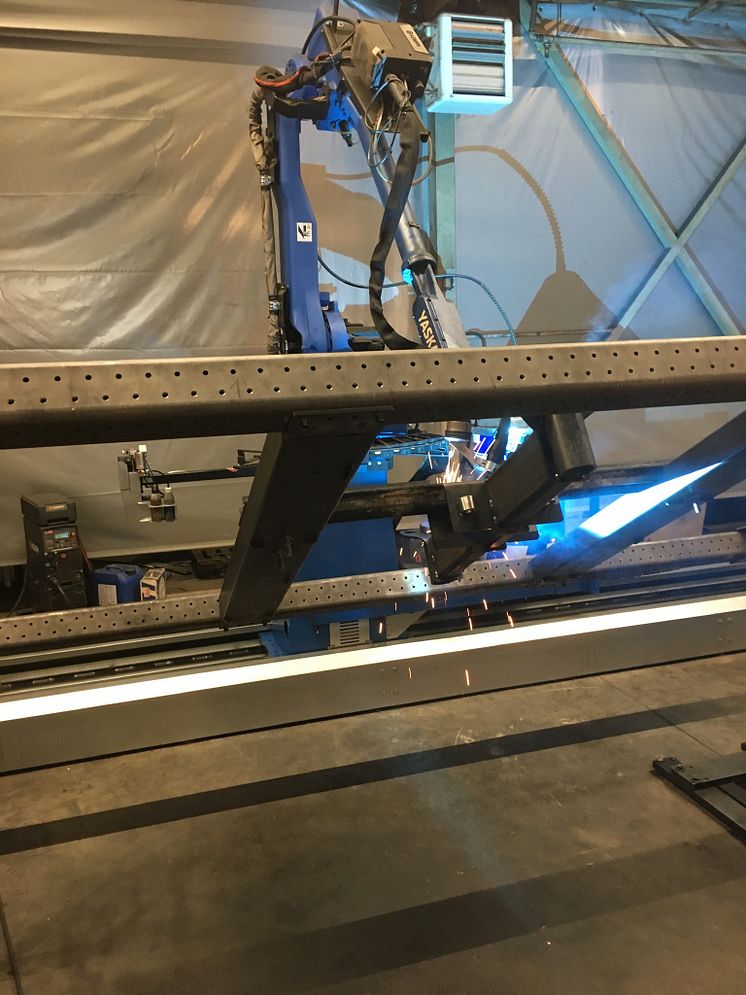 Ny robotsvets i produktionsanläggningen