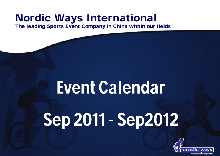 Nordic Ways 2012 Event Schedule