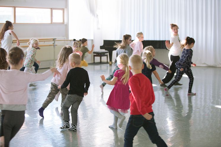 Öppet hus barn tryck