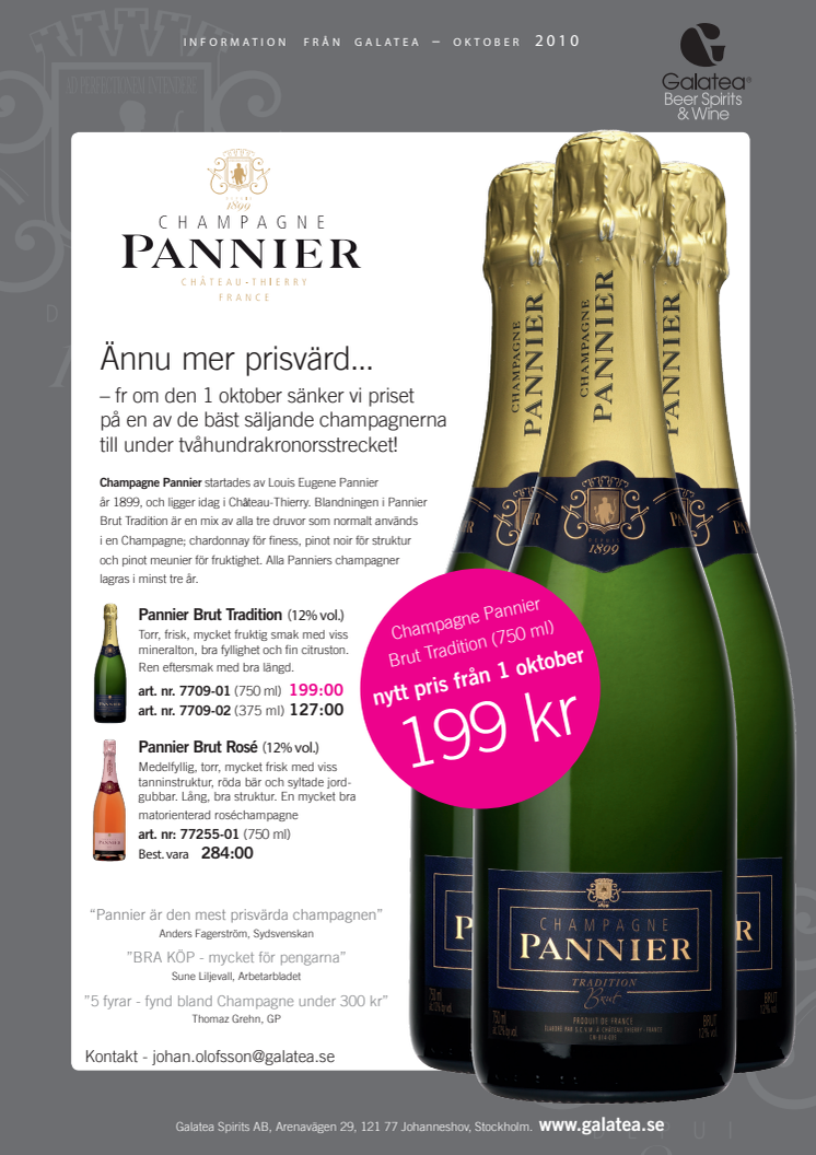 Bästa champagnen under 200 kr?