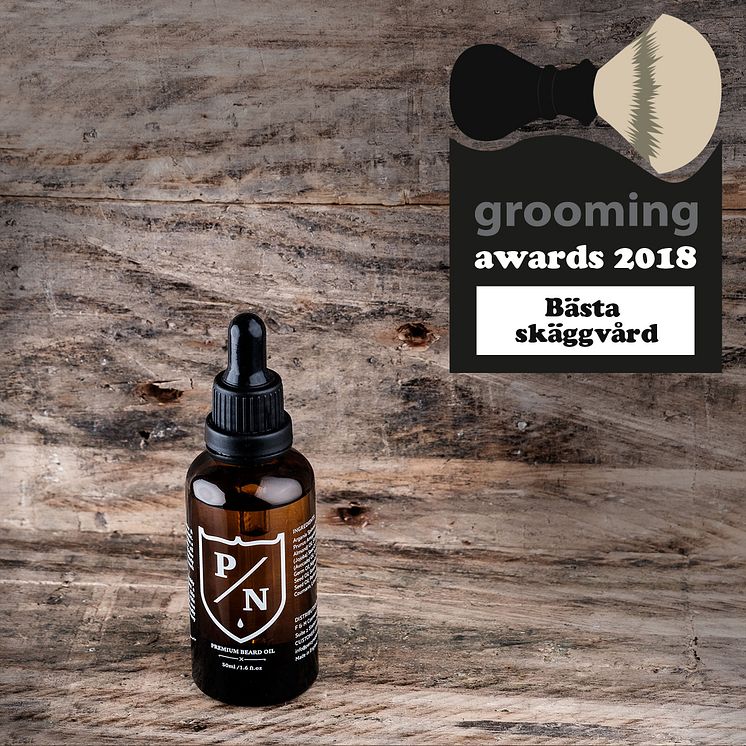 Grooming Awards 2018 - Bästa skäggvård - Percy Nobleman Premium Beard Oil