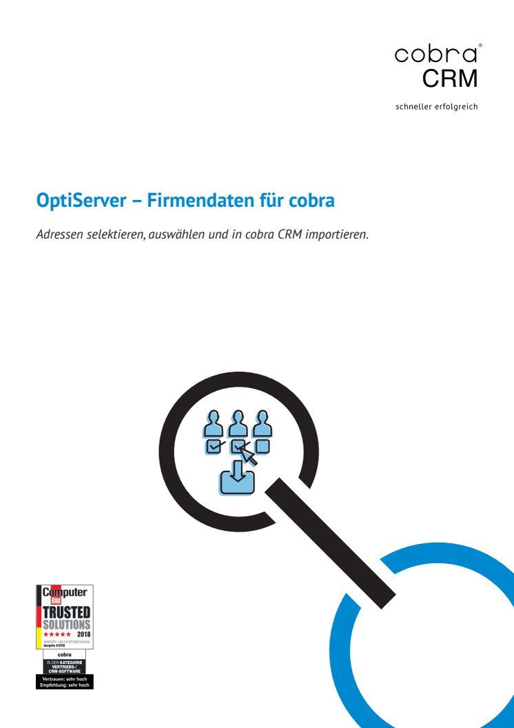 OptiServer - Firmendaten für cobra