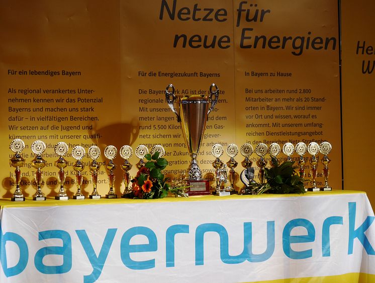Pokale für die Sieger: In 22 Jahren ist rund um den Junior Cup ein professionelles Netzwerk aus Sport, Wirtschaft und Gesellschaft gewachsen.