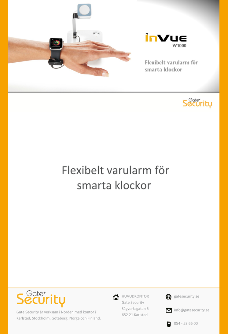 Flexibelt varularm för smarta klockor