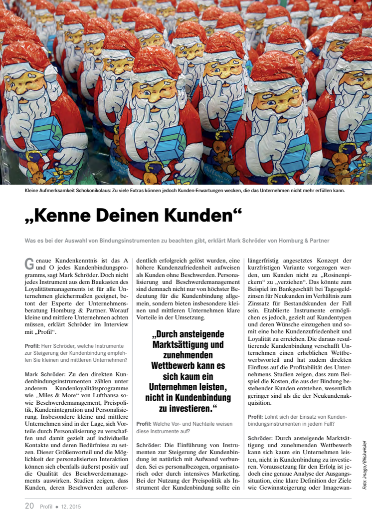 "Kenne Deinen Kunden": Mark Schröder im Interview über Kundenbindungsinstrumente 