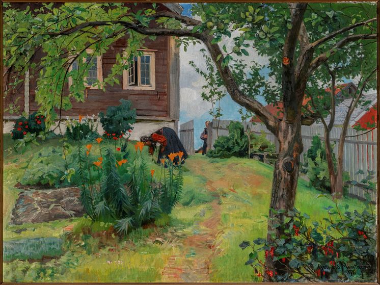 Gerhard Munthe, Bondegård i Numedal, 1897. 