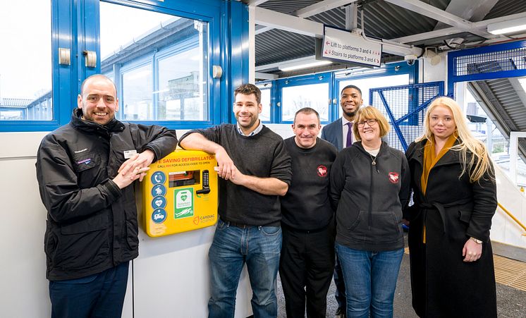 Defibrillator at Welwyn Garden City